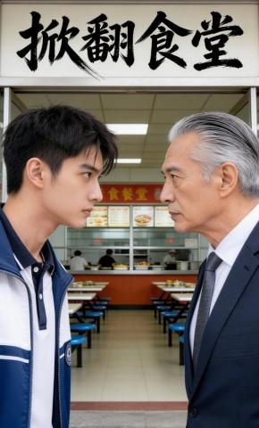 短剧《掀翻食堂》海报