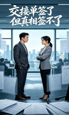 短剧《交接单签了，但真相签不了》海报