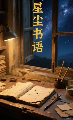 短剧《星尘书语》海报
