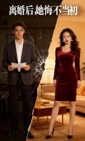 短剧《离婚后，她悔不当初》海报