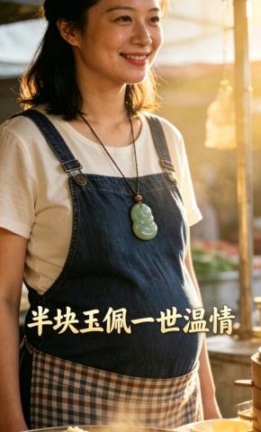 短剧《半块玉佩一世温情》海报