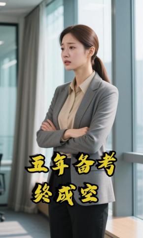 短剧《五年备考终成空》海报