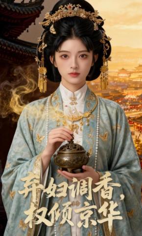 短剧《弃妇调香，权倾京华》海报