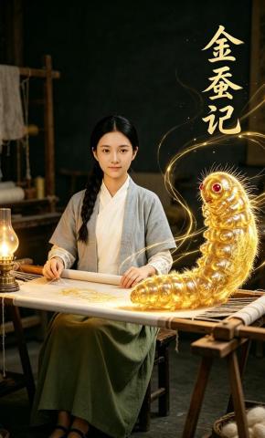 短剧《金蚕记》海报