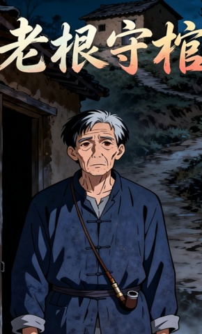 短剧《老根守棺》海报