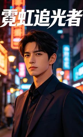 短剧《霓虹追光者》海报