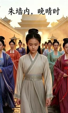 短剧《朱墙内，晚晴时》海报