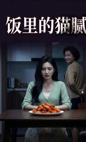 短剧《饭里的猫腻》海报