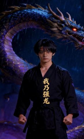 短剧《我乃强龙》海报