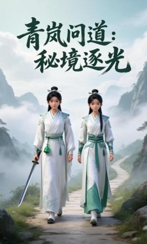 短剧《青岚问道：秘境逐光》海报
