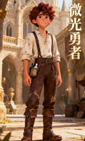 短剧《微光勇者》海报