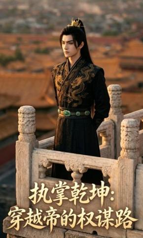 短剧《执掌乾坤：穿越帝的权谋路》海报