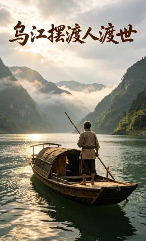 短剧《乌江摆渡人渡世》海报