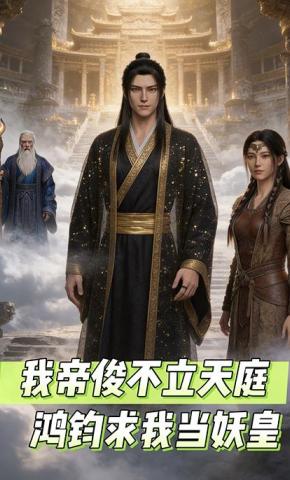 短剧《我帝俊不立天庭，鸿钧求我当妖皇》海报