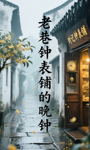 短剧《老巷钟表铺的晚钟》海报