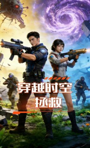 短剧《穿越时空：拯救》海报