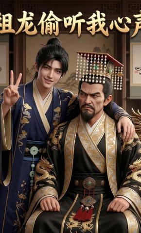 短剧《祖龙偷听我心声》海报