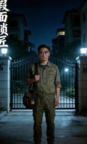 短剧《假面锁匠》海报