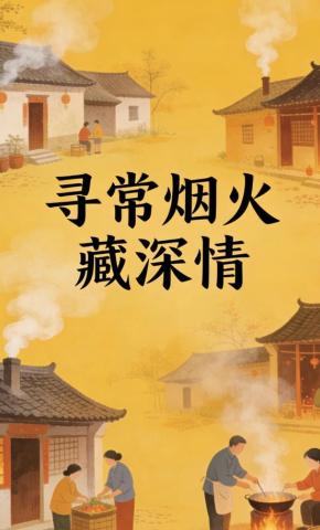短剧《寻常烟火藏深情》海报