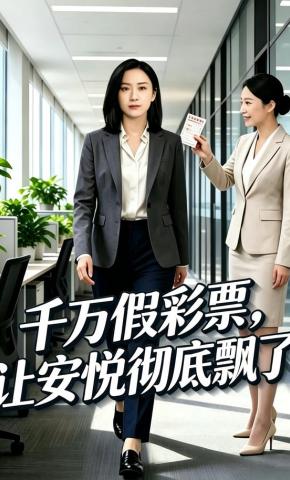 短剧《千万假彩票，让安悦彻底飘了》海报