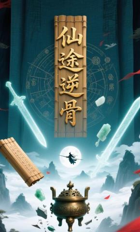 短剧《仙途逆骨》海报