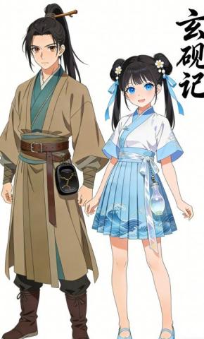 短剧《玄砚记》海报