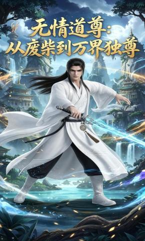 短剧《无情道尊：从废柴到万界独尊》海报