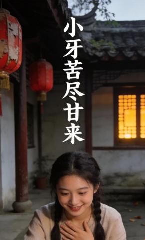 短剧《小牙苦尽甘来》海报