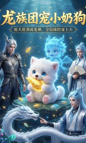 短剧《龙族团宠小奶狗》海报