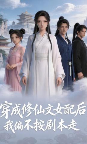 短剧《穿成修仙文女配后，我偏不按剧本走》海报