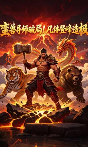 短剧《蛮兽导师破局！凡体登峰造极》海报