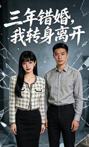 短剧《三年错婚，我转身离开》海报