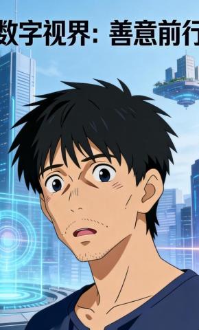 短剧《数字视界：善意前行》海报