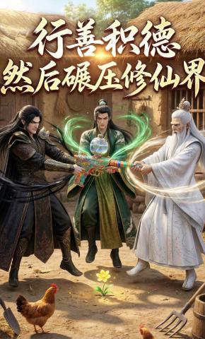 短剧《行善积德然后碾压修仙界》海报