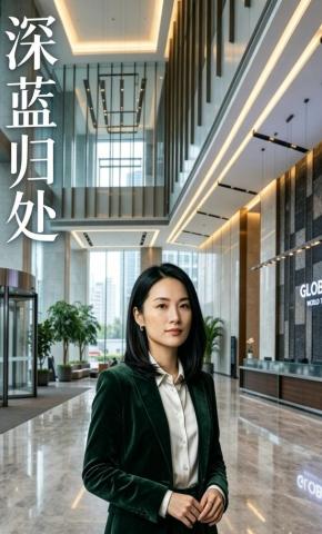 短剧《深蓝归处》海报