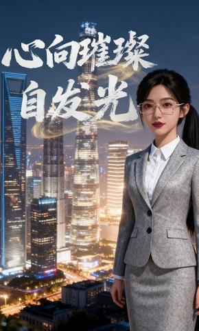 短剧《心向璀璨自发光》海报