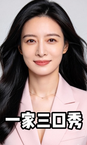 短剧《一家三口秀》海报