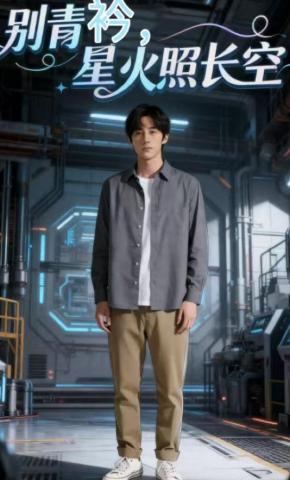 短剧《别青衿，星火照长空》海报