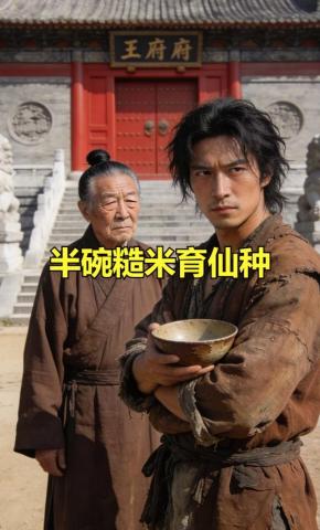 短剧《半碗糙米育仙种》海报