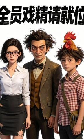 短剧《全员戏精请就位2》海报
