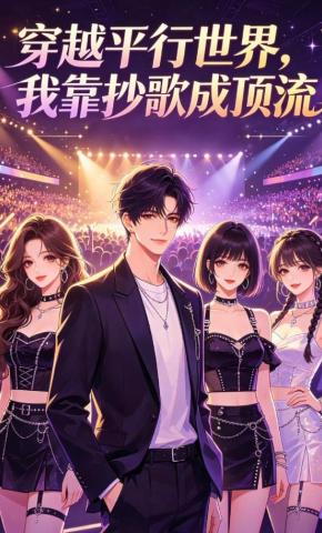 短剧《穿越平行世界，我靠抄歌成顶流》海报