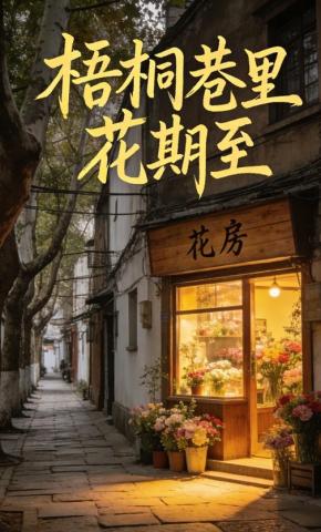 短剧《梧桐巷里花期至》海报