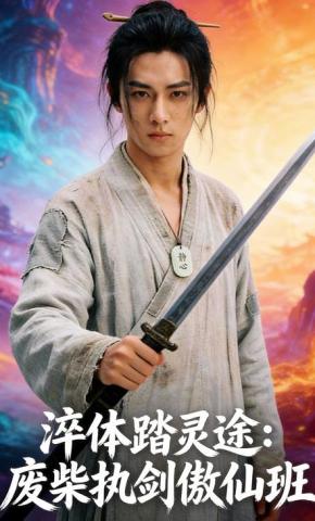 短剧《淬体踏灵途：废柴执剑傲仙班》海报