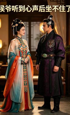 短剧《侯爷听到心声后坐不住了》海报