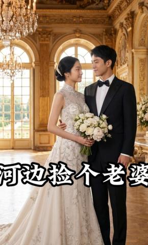 短剧《河边捡个老婆》海报