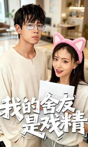 短剧《我的舍友是戏精》海报