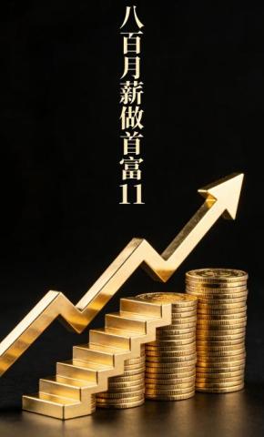 短剧《八百月薪做首富11》海报