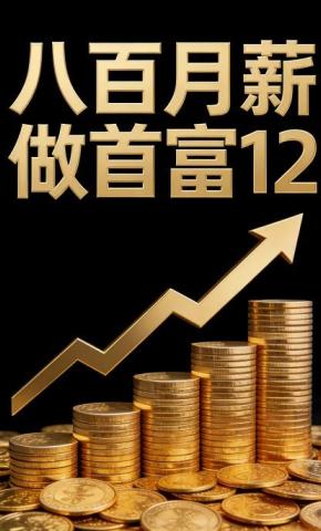 短剧《八百月薪做首富12》海报