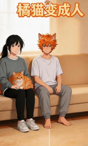 短剧《橘猫变成人》海报