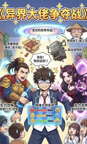 短剧《异界大佬争夺战》海报